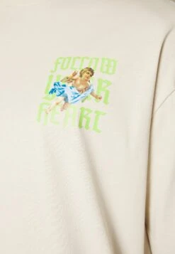 YOURTURN Unisex - Camiseta Estampada - Beige -Yourturn 027a1916b2584855ac86edc38b572444