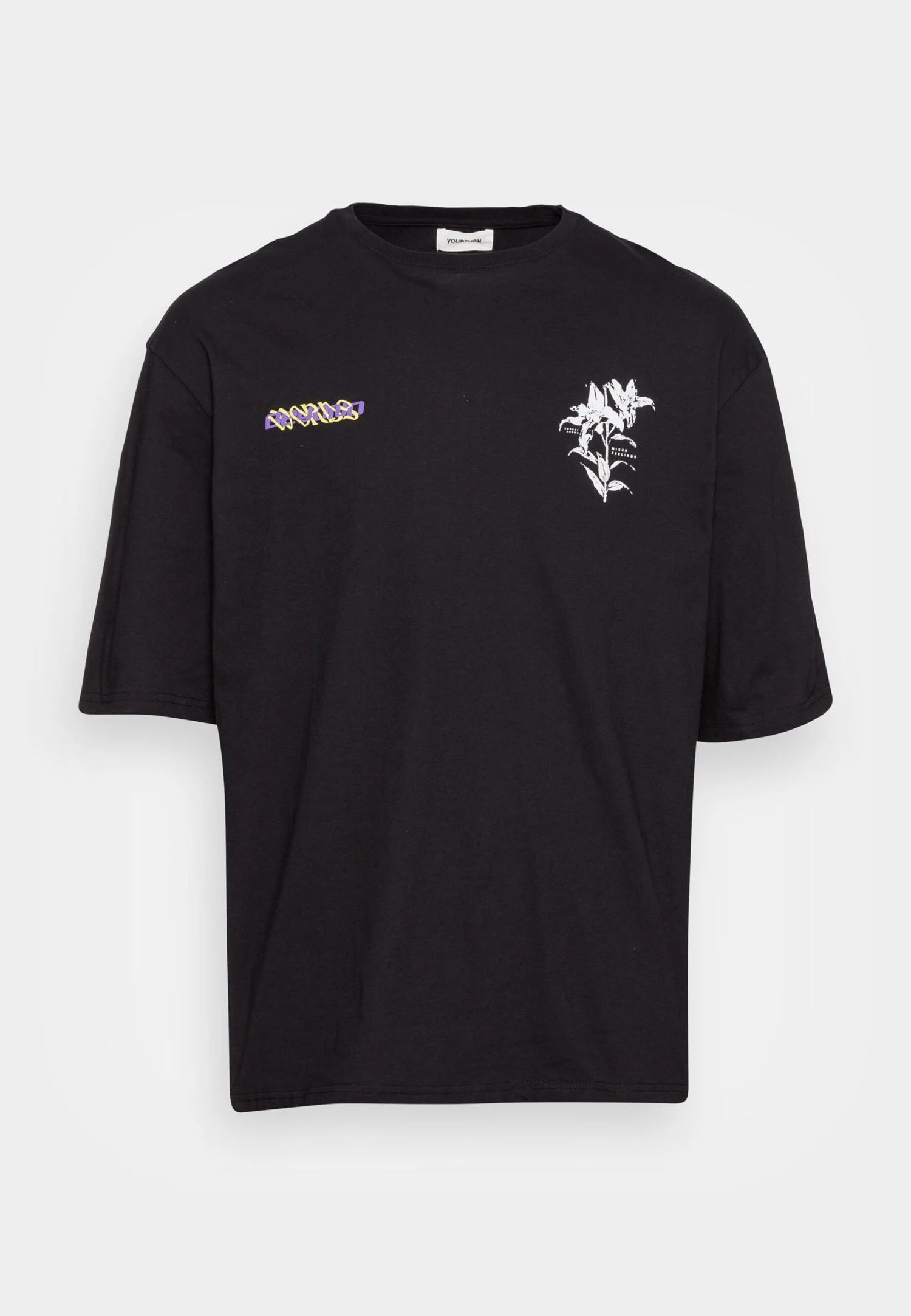 YOURTURN Graphic T-Shirt Beyond Unisex - Camiseta Estampada - Black 4 YOURTURN Graphic T-Shirt Beyond Unisex - Camiseta Estampada - Black - Imagen 4