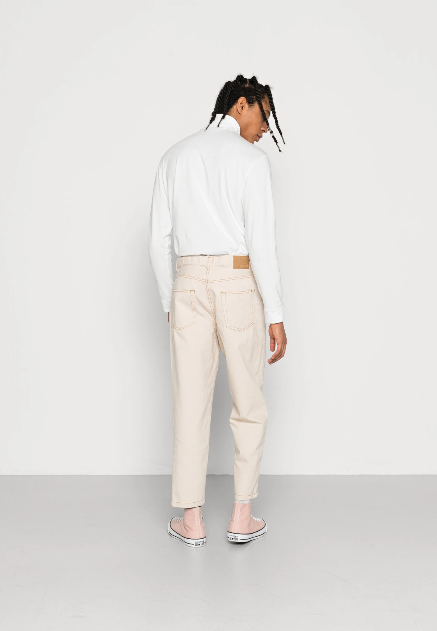 YOURTURN Unisex - Vaqueros Boyfriend - Off White 3 YOURTURN Unisex - Vaqueros Boyfriend - Off White - Imagen 3