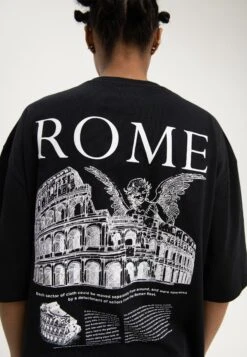 YOURTURN Rome Tee Unisex - Camiseta Estampada - Black -Yourturn 08118908e58b4a0da085e870dddd4421