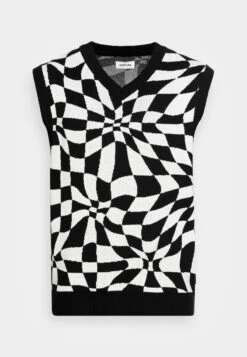 YOURTURN Distorted Check Vest Unisex - Jersey De Punto - Black/White 8 YOURTURN Distorted Check Vest Unisex - Jersey De Punto - Black/White -Yourturn 0c905aaa1f764777bb0751bb5f4242ae