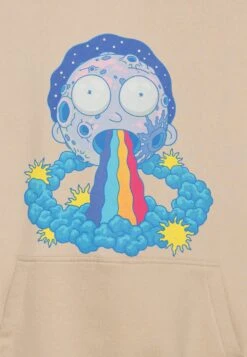 YOURTURN Rick And Morty Unisex - Jersey Con Capucha - Beige -Yourturn 0e9b910241e34ba5840b53cf20f5bcbe