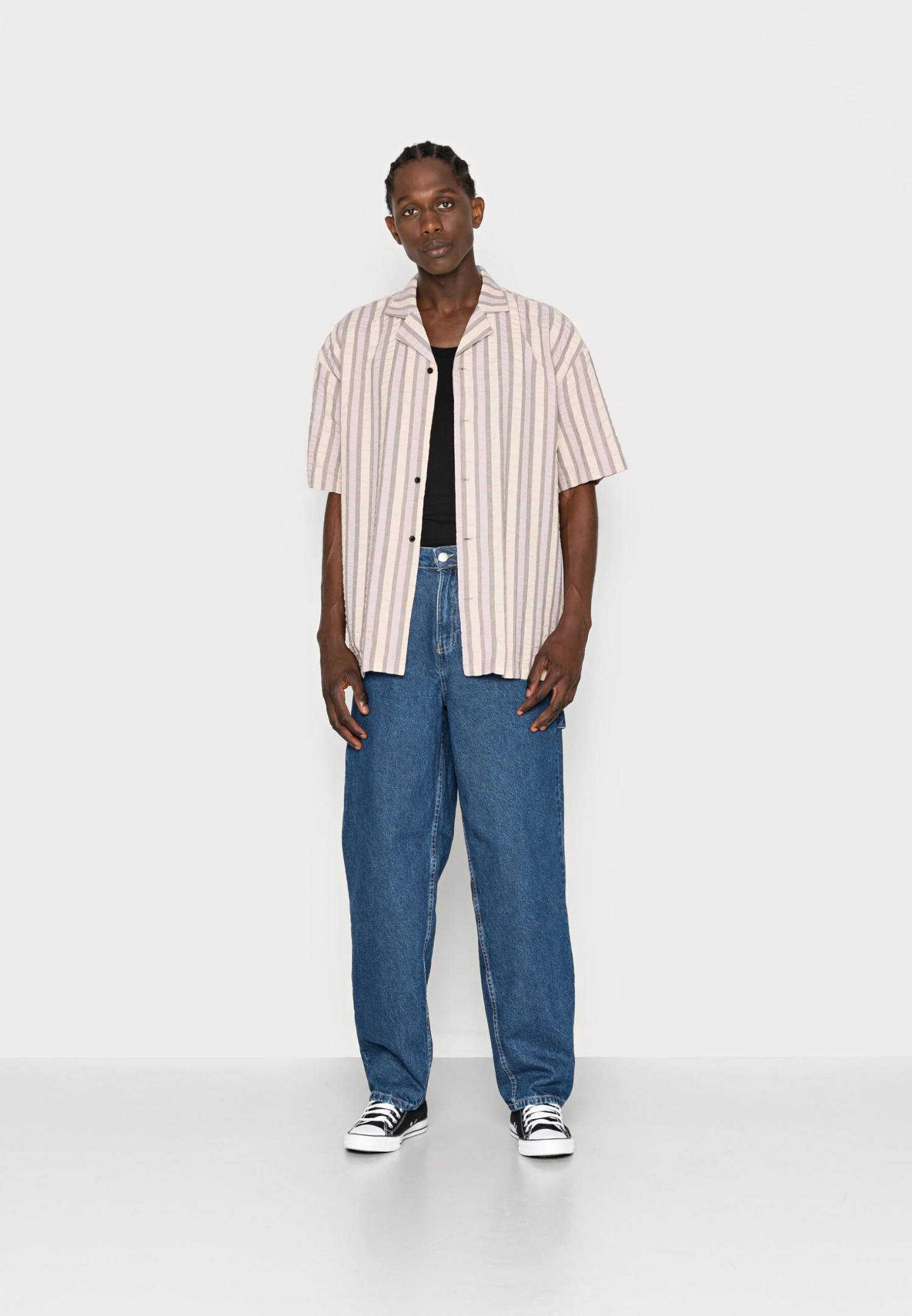 YOURTURN Unisex - Vaqueros Boyfriend - Rinsed Denim 2 YOURTURN Unisex - Vaqueros Boyfriend - Rinsed Denim - Imagen 2