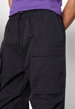 YOURTURN Unisex - Pantalones Cargo - Black -Yourturn 12c0eb3432924e5180ee844ffb94cc93