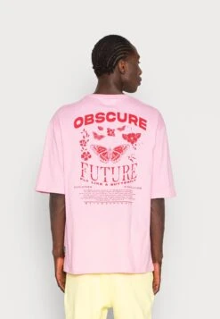 YOURTURN Nostalgia Future Tee Unisex - Camiseta Estampada - Pink