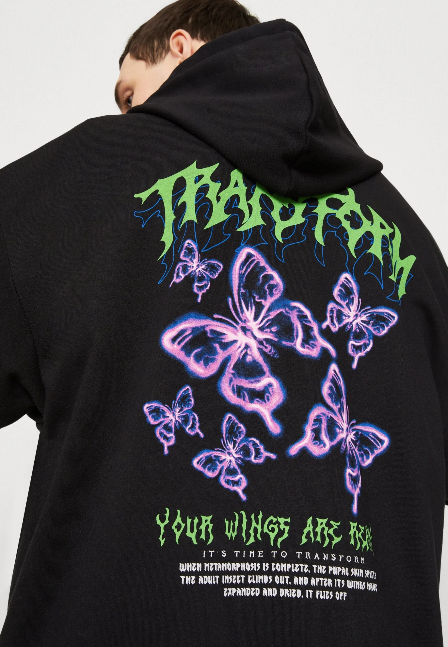 YOURTURN Transform Unisex - Sudadera - Black 6 YOURTURN Transform Unisex - Sudadera - Black - Imagen 6