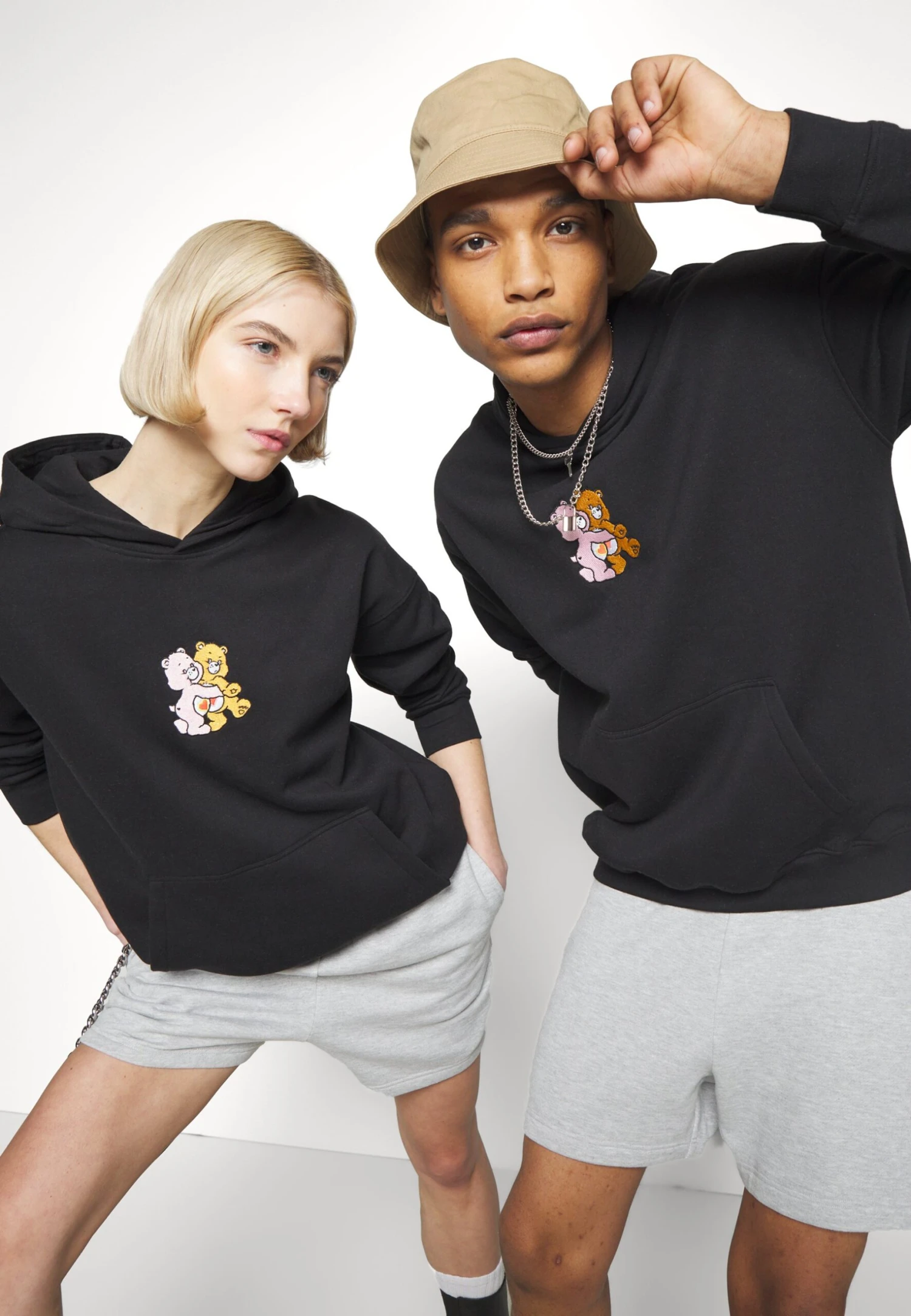 YOURTURN Unisex- Shorts - Light Grey 4 YOURTURN Unisex- Shorts - Light Grey - Imagen 4