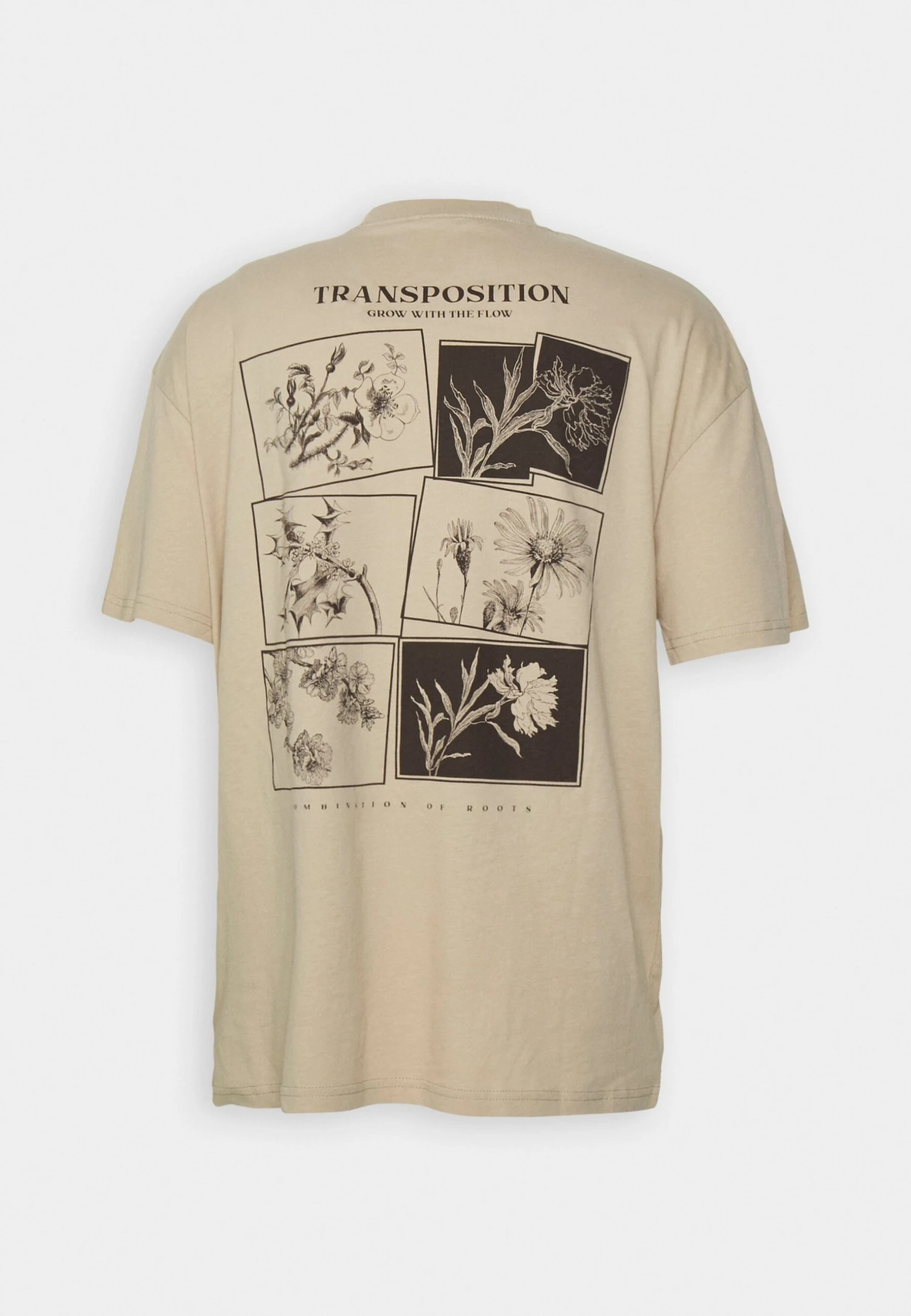 YOURTURN Unisex - Camiseta Estampada - Beige 6 YOURTURN Unisex - Camiseta Estampada - Beige - Imagen 6