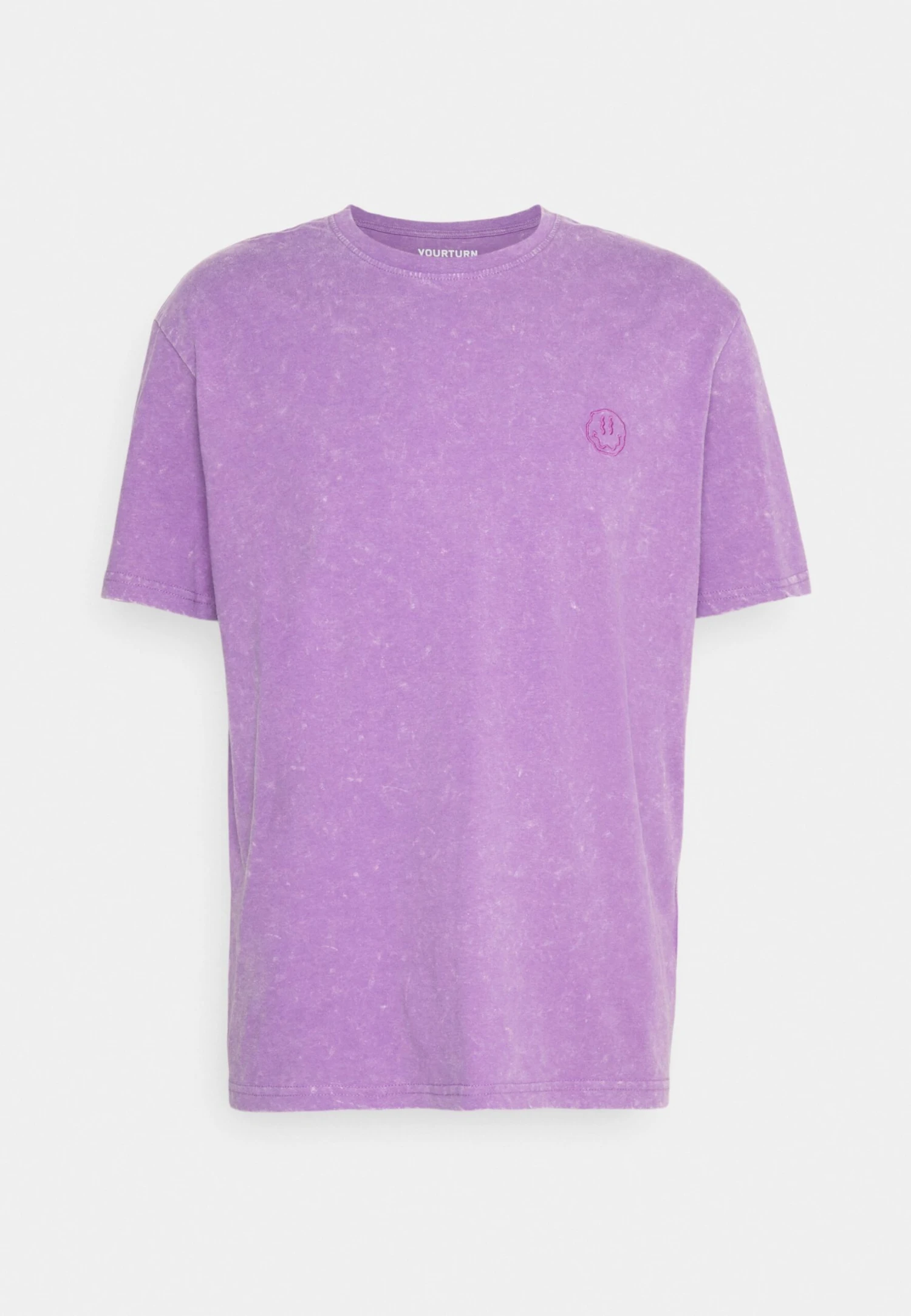 YOURTURN Yt-0722-1002Smiley Wash Tee / 404 - Purple - Camiseta Básica - 404 - Purple 5 YOURTURN Yt-0722-1002Smiley Wash Tee / 404 - Purple - Camiseta Básica - 404 - Purple - Imagen 5