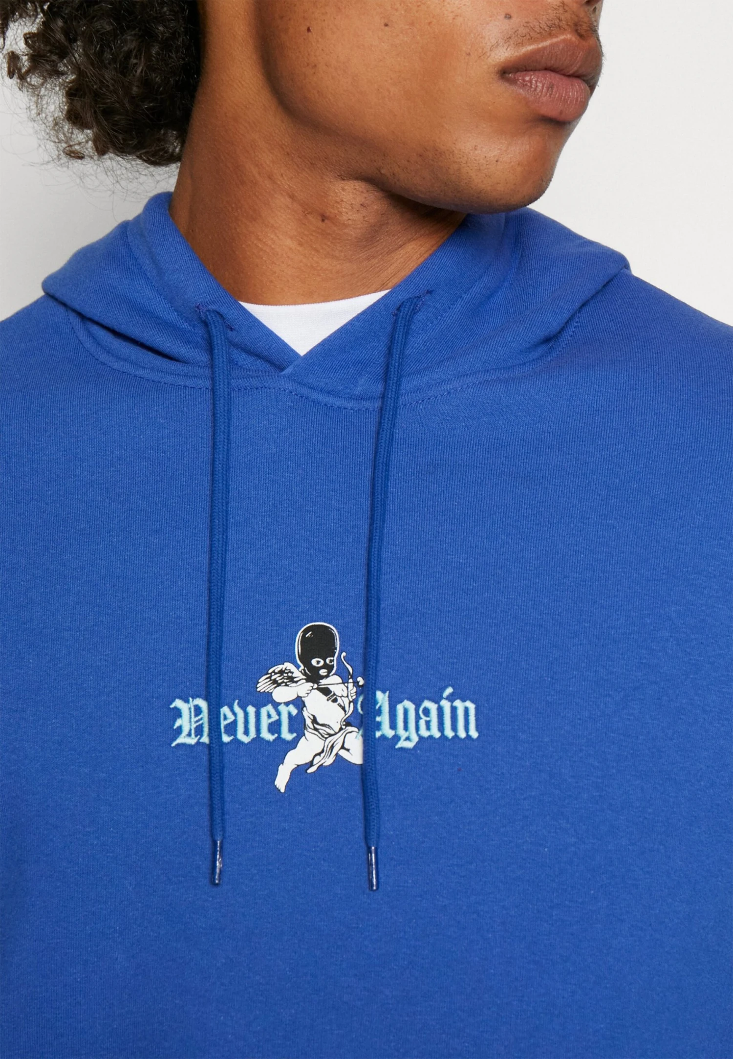 YOURTURN Never Again Hoodie Unisex - Jersey Con Capucha - Dark Blue 6 YOURTURN Never Again Hoodie Unisex - Jersey Con Capucha - Dark Blue - Imagen 6
