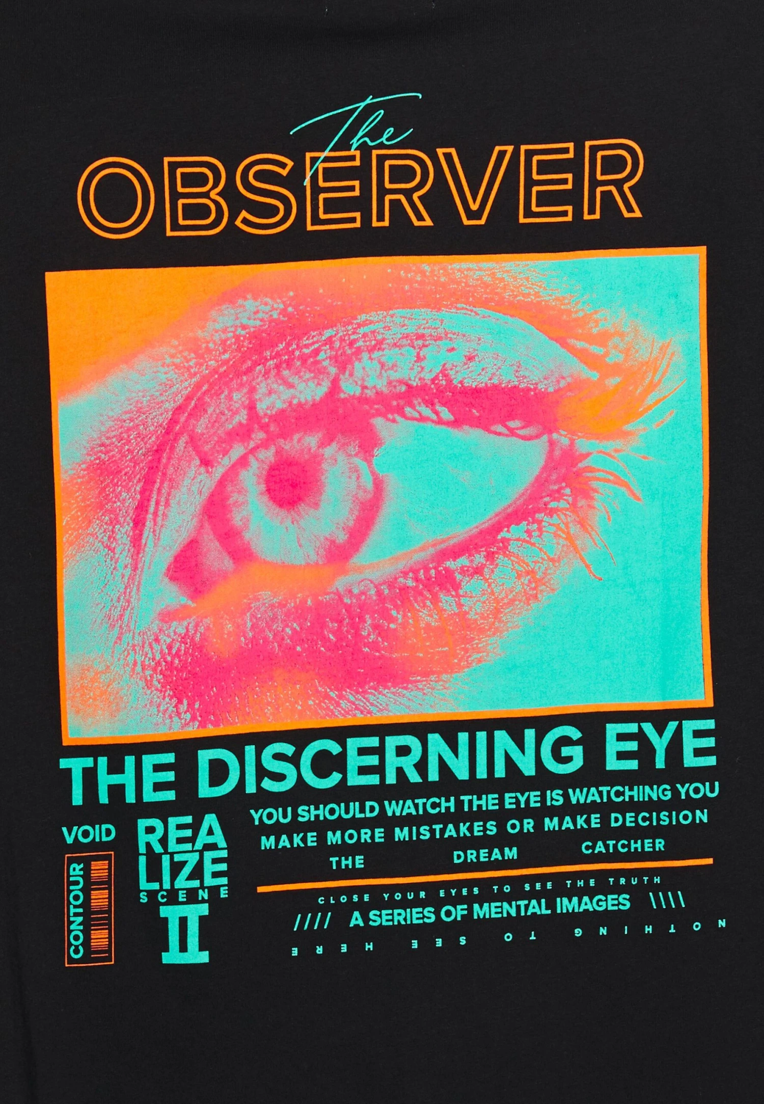 YOURTURN Unisex Observer- Camiseta Estampada - Black 3 YOURTURN Unisex Observer- Camiseta Estampada - Black - Imagen 3