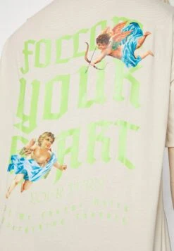 YOURTURN Unisex - Camiseta Estampada - Beige -Yourturn 2f9ccbadf23e42bb865ba59dce3ca7cd