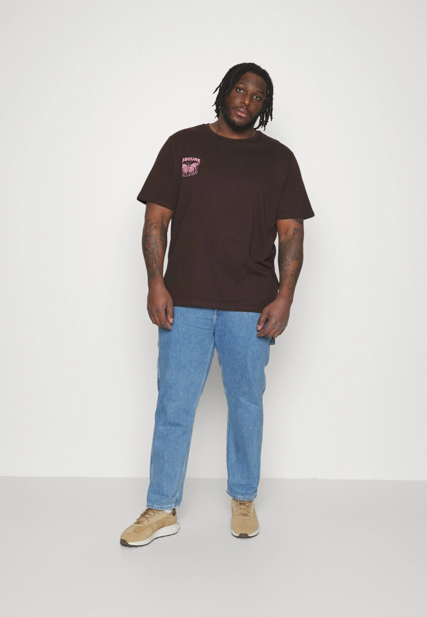 YOURTURN Camiseta Estampada - Dark Brown 2 YOURTURN Camiseta Estampada - Dark Brown - Imagen 2