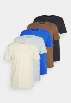 YOURTURN Unisex 5 Pack - Camiseta Básica - Light Blue/Blue/Stone 12 YOURTURN Unisex 5 Pack - Camiseta Básica - Light Blue/Blue/Stone -Yourturn 36ac9d56f3284287817f767068469cf1