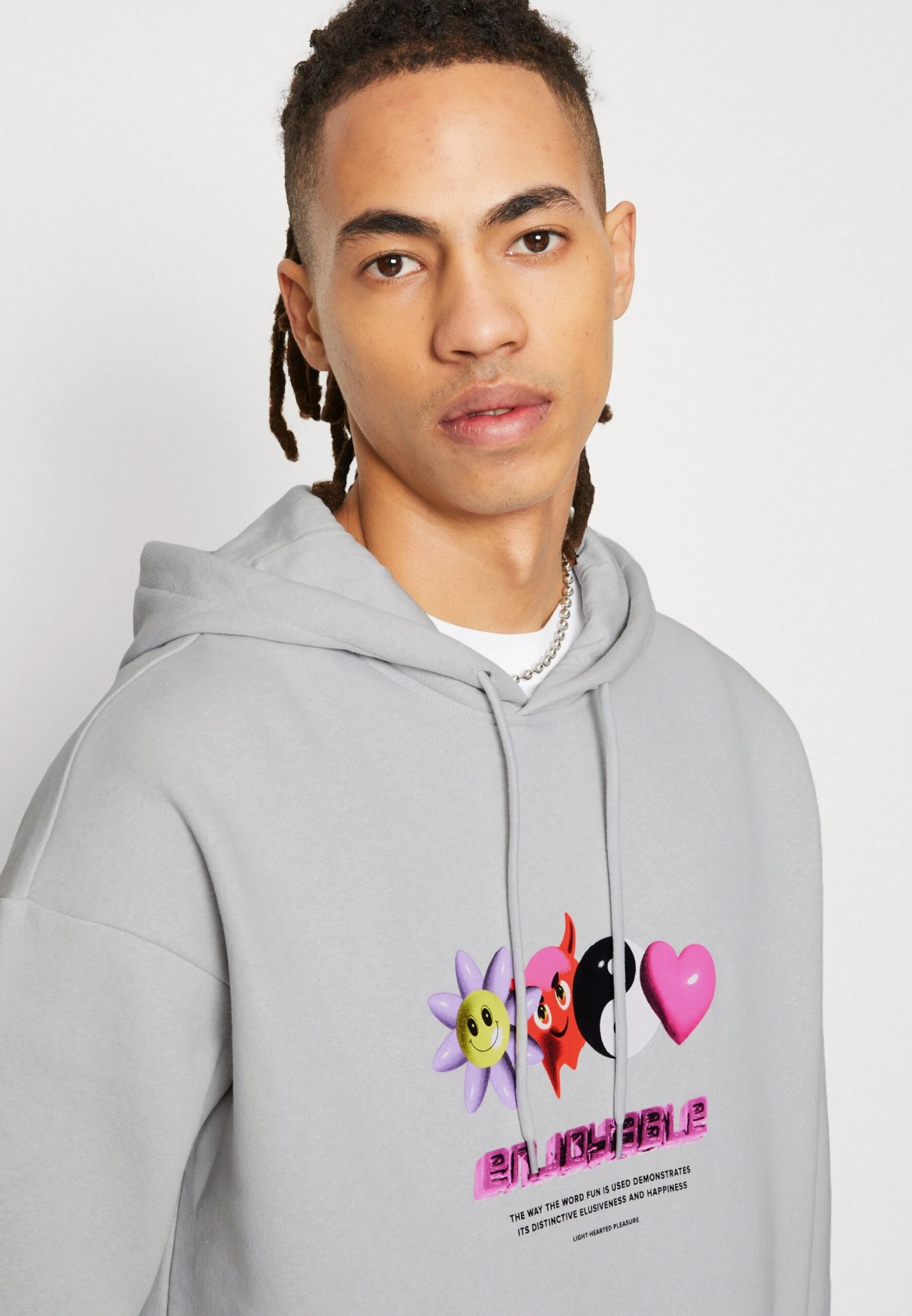 YOURTURN Unisex - Jersey Con Capucha - Grey 4 YOURTURN Unisex - Jersey Con Capucha - Grey - Imagen 4