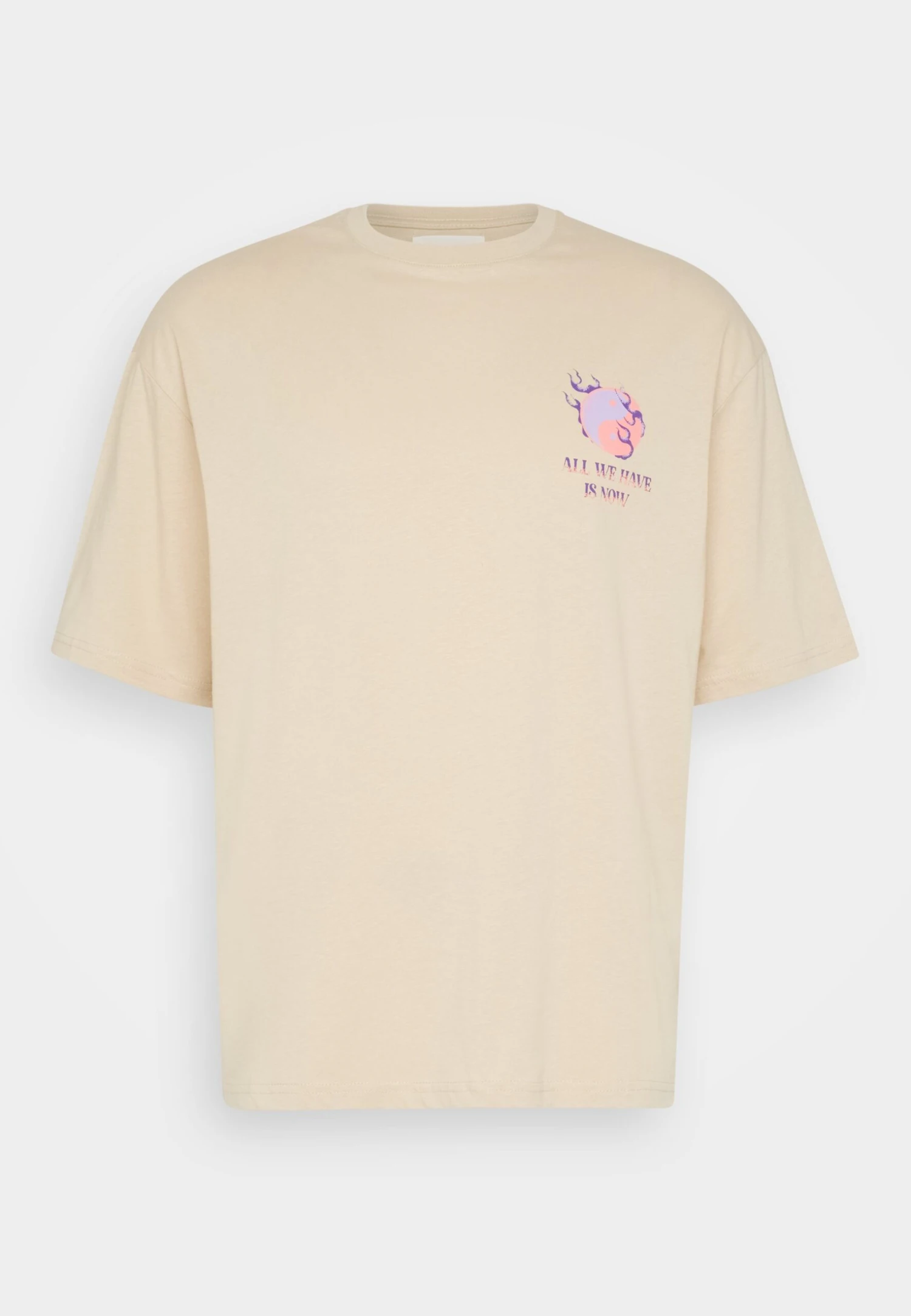 YOURTURN Graphic Tee Unisex - Camiseta Estampada - Beige 5 YOURTURN Graphic Tee Unisex - Camiseta Estampada - Beige - Imagen 5