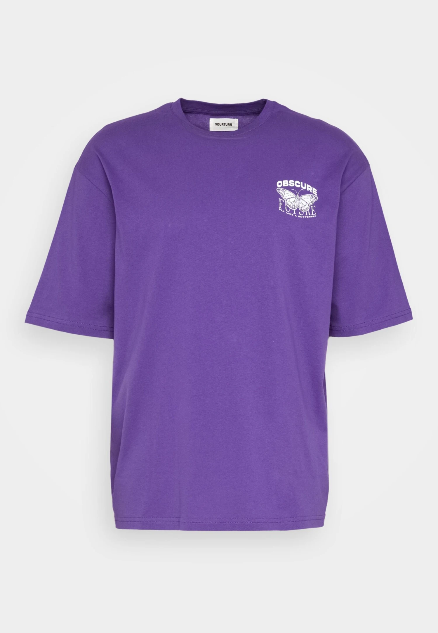 YOURTURN Nostalgia Future Tee Unisex - Camiseta Estampada - Purple 5 YOURTURN Nostalgia Future Tee Unisex - Camiseta Estampada - Purple - Imagen 5