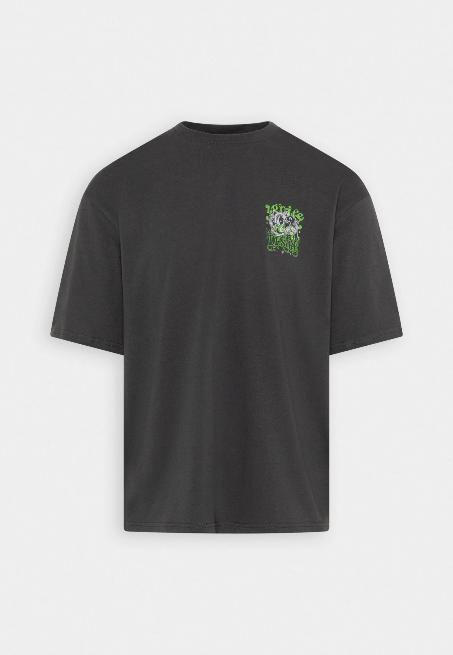 YOURTURN Snake Desire Tee Unisex - Camiseta Estampada - Dark Grey 6 YOURTURN Snake Desire Tee Unisex - Camiseta Estampada - Dark Grey - Imagen 6