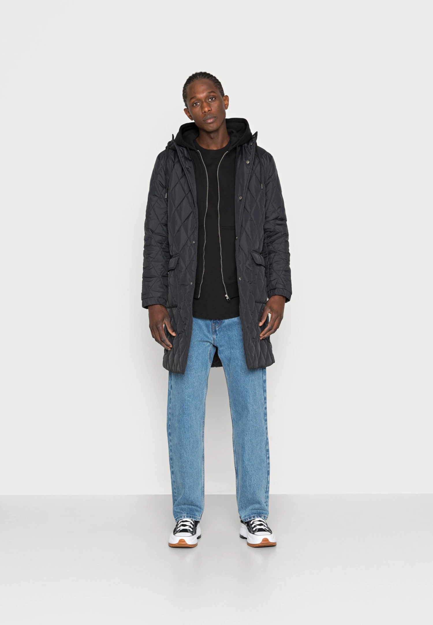 YOURTURN Coat Unisex - Abrigo Corto - Black 2 YOURTURN Coat Unisex - Abrigo Corto - Black - Imagen 2