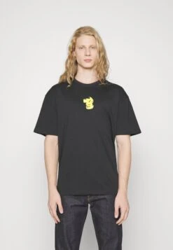 YOURTURN Pokemon Pikachu Unisex - Camiseta Estampada - Black