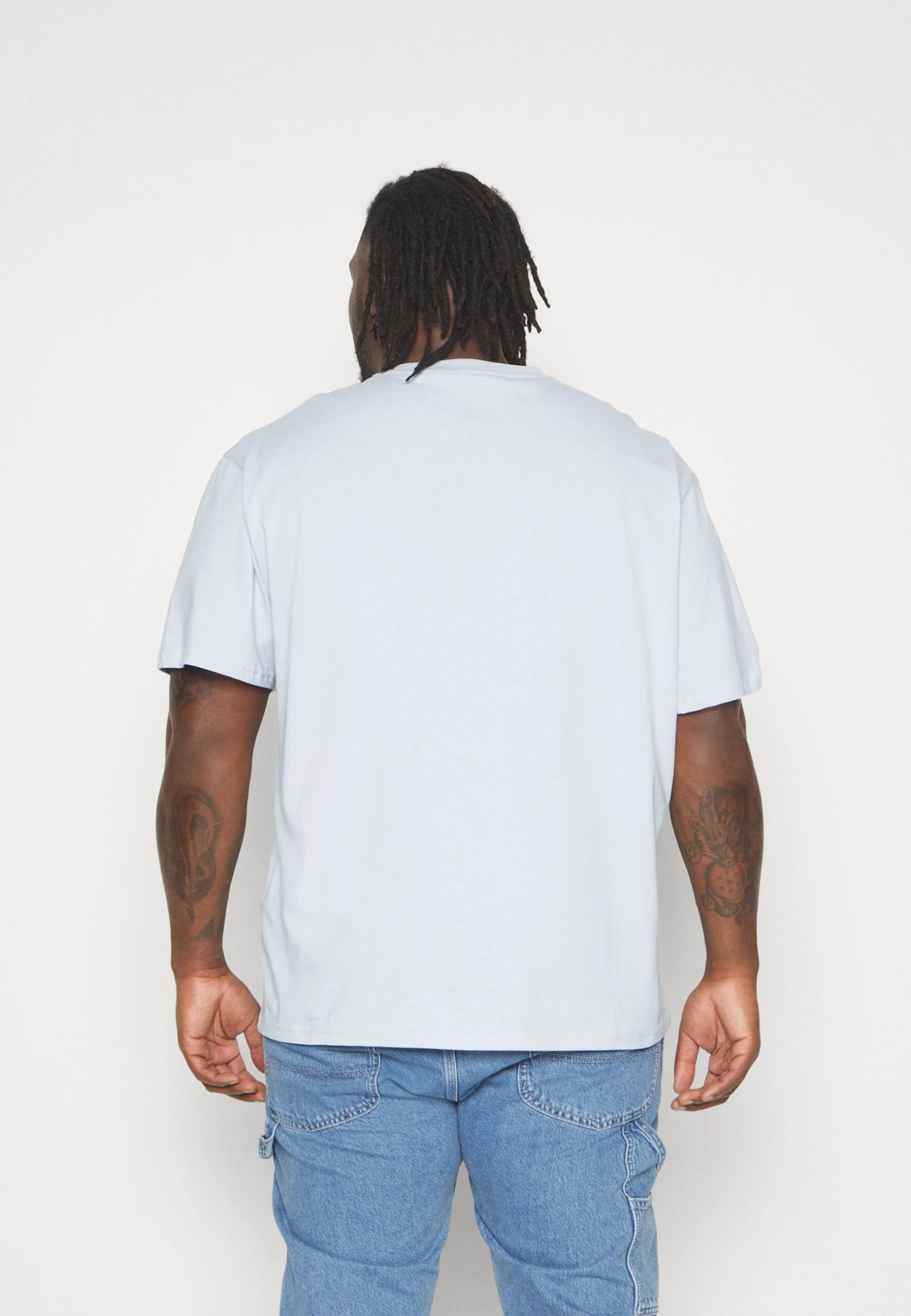 YOURTURN Unisex 2 Pack- Camiseta Básica - Light Blue/Dark Blue 3 YOURTURN Unisex 2 Pack- Camiseta Básica - Light Blue/Dark Blue - Imagen 3