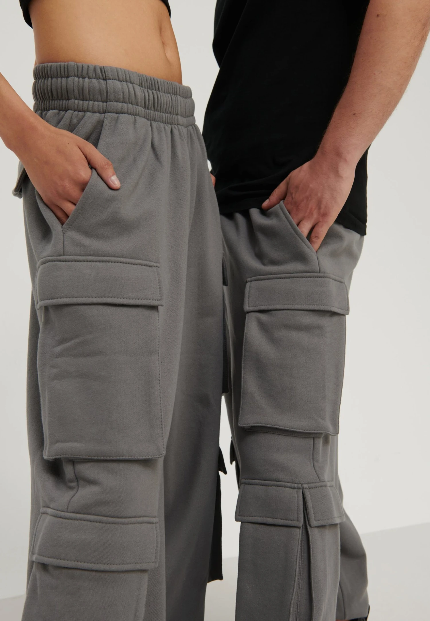 YOURTURN Unisex - Pantalones Deportivos - Dark Grey 3 YOURTURN Unisex - Pantalones Deportivos - Dark Grey - Imagen 3