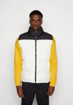 YOURTURN Puffer Vest Unisex - Chaleco - Black/White