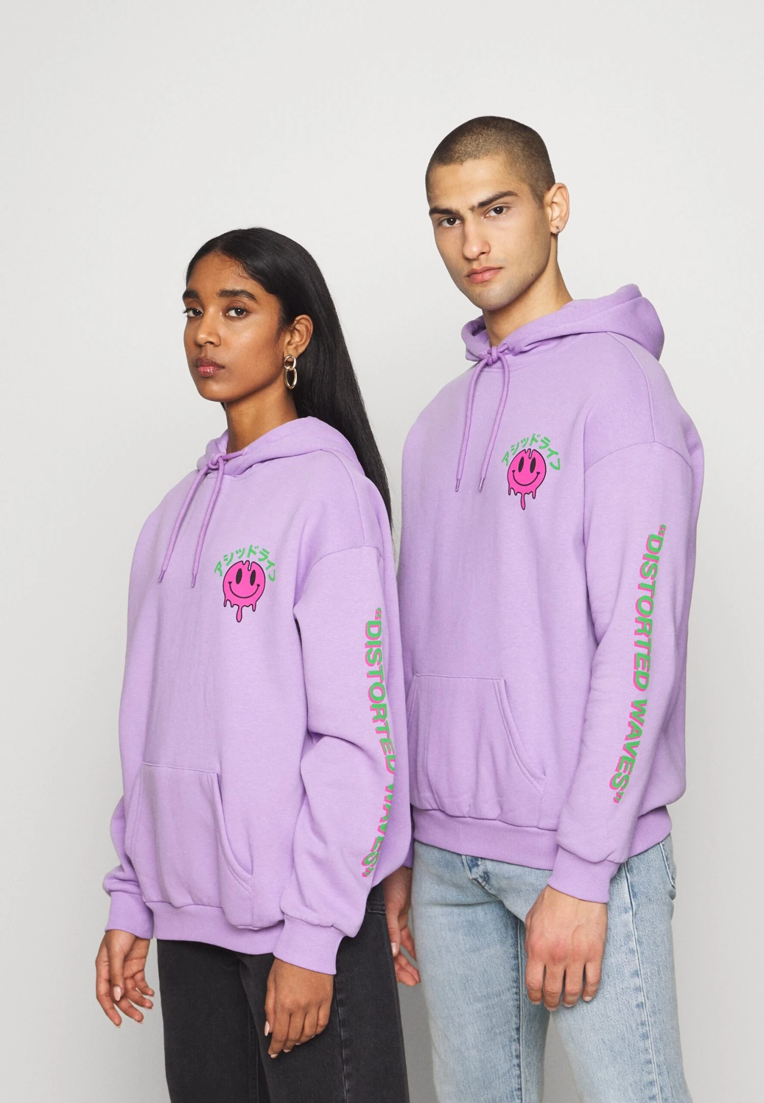 YOURTURN Unisex - Jersey Con Capucha - Lilac 1 YOURTURN Unisex - Jersey Con Capucha - Lilac