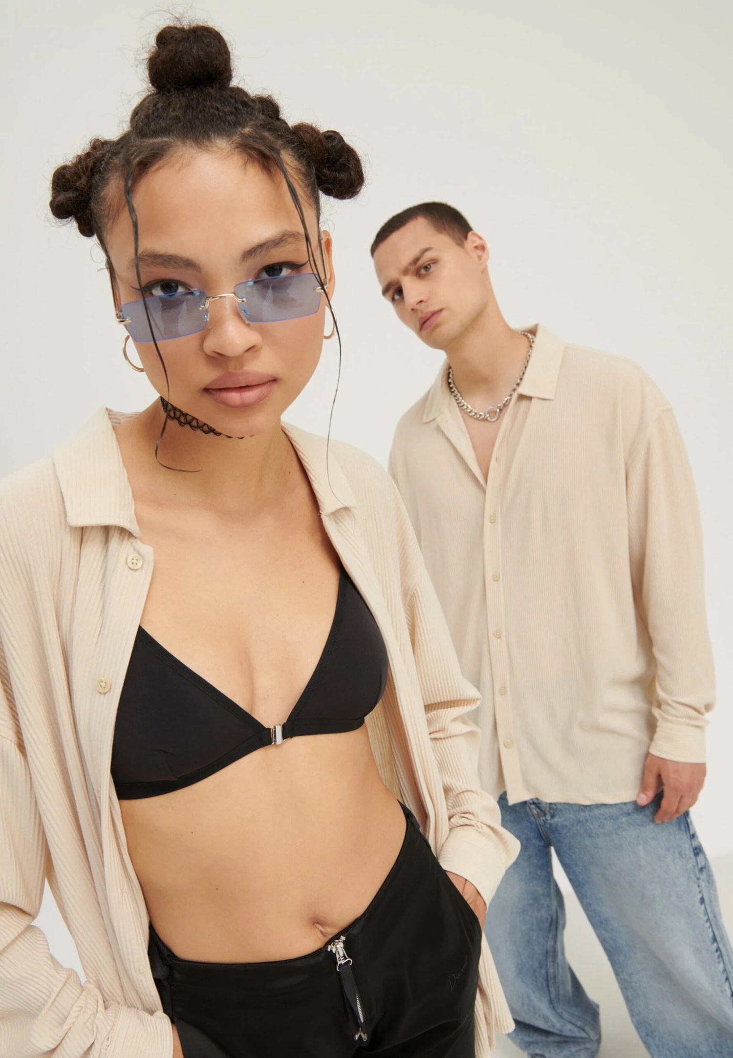 YOURTURN Unisex - Camisa - Beige 1 YOURTURN Unisex - Camisa - Beige