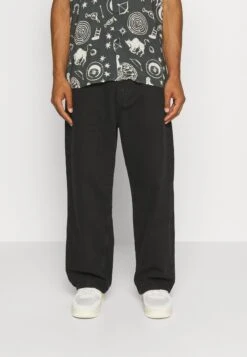 YOURTURN Baggy Jeans Unisex - Vaqueros Boyfriend - Black Denim