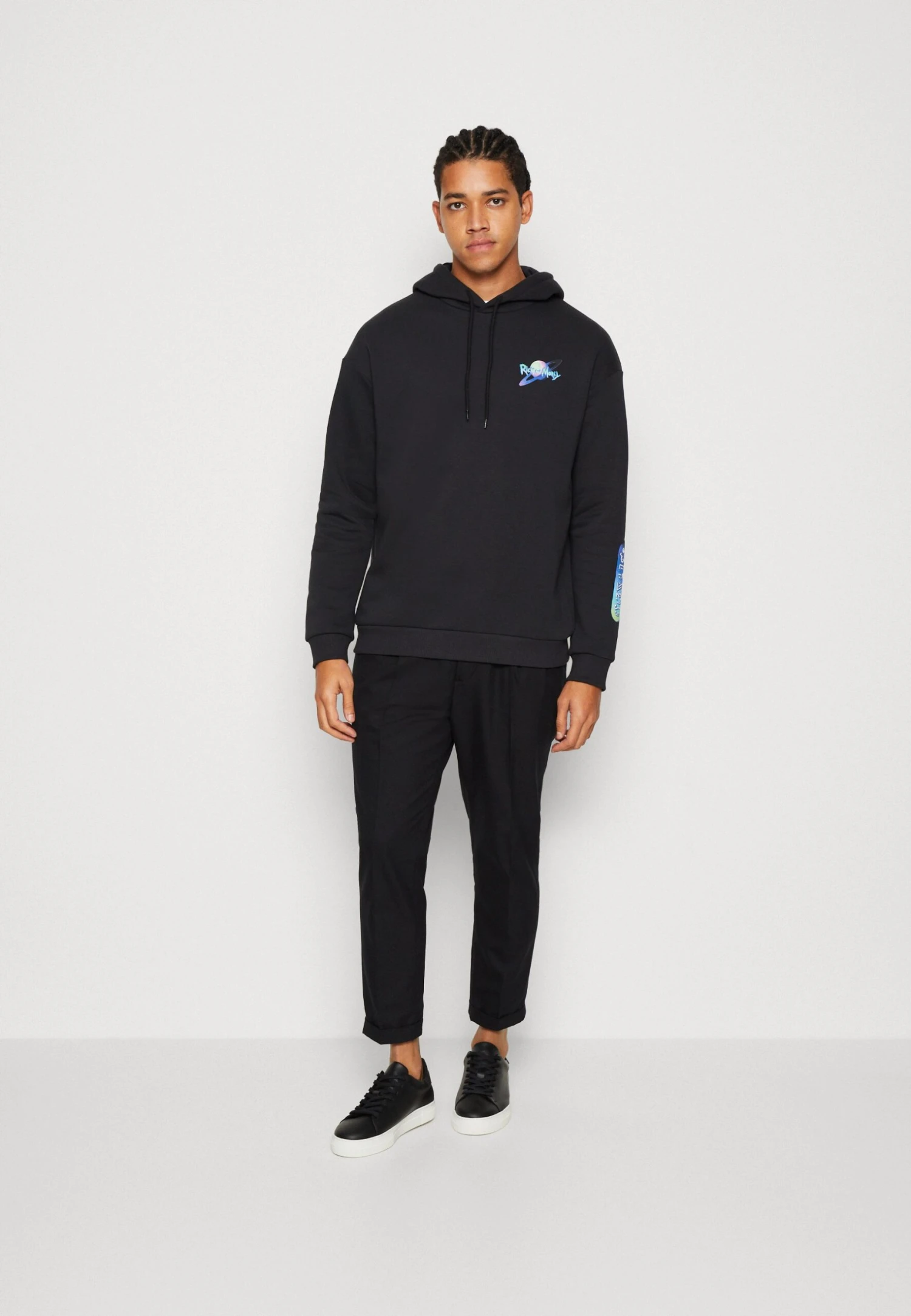 YOURTURN Rick And Morty Unisex - Jersey Con Capucha - Black 2 YOURTURN Rick And Morty Unisex - Jersey Con Capucha - Black - Imagen 2