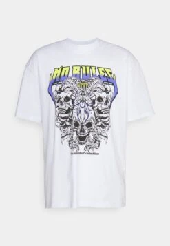 YOURTURN Rule Skull Graphic Tee Unisex - Camiseta Estampada - White 8 YOURTURN Rule Skull Graphic Tee Unisex - Camiseta Estampada - White -Yourturn 68ce6e2ef5464ff5af39c9b482f98a1a