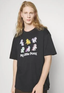 YOURTURN My Little Pony Unisex - Camiseta Estampada - Black -Yourturn 698d2187f643445984bbc0dd61406d64