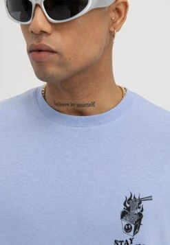 YOURTURN Unisex - Camiseta Estampada - Light Blue -Yourturn 6ec71d0225ff4623a0ca356d485bcce8