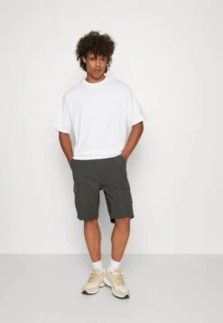 YOURTURN 3Pack Unisex - Camiseta Básica - White/Dark Grey /Dark Brown