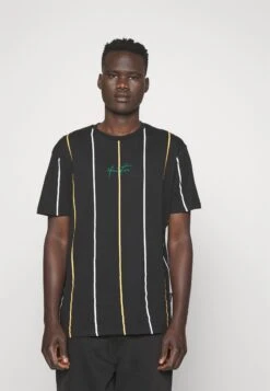 YOURTURN Unisex - Camiseta Estampada - Black/White