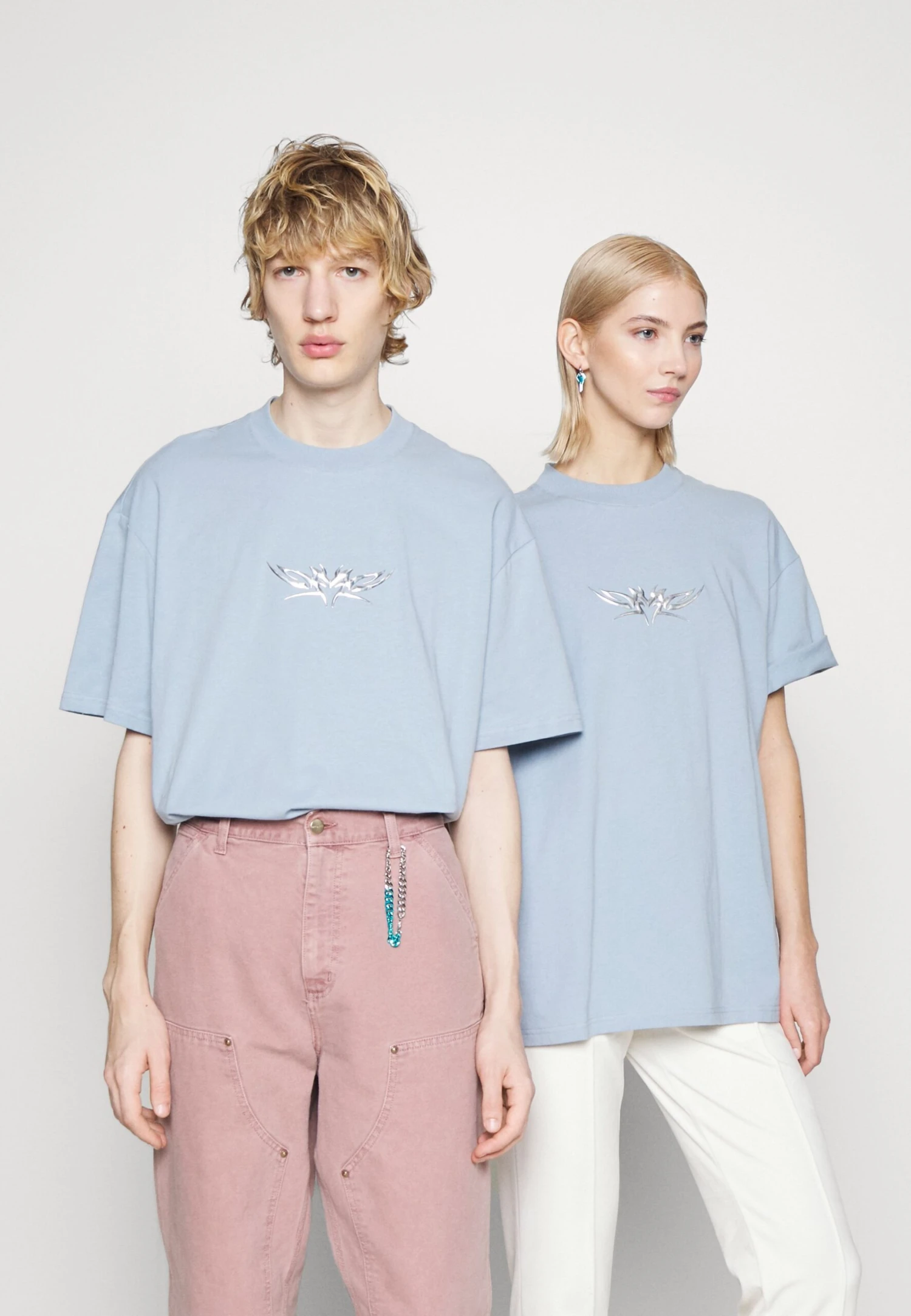 YOURTURN Camiseta Estampada - Light Blue 1 YOURTURN Camiseta Estampada - Light Blue