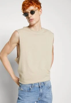 YOURTURN Unisex 2 Pack - Top - Beige/Dark Blue 11 YOURTURN Unisex 2 Pack - Top - Beige/Dark Blue -Yourturn 77d67afd4289486d9416957cbdbe4950