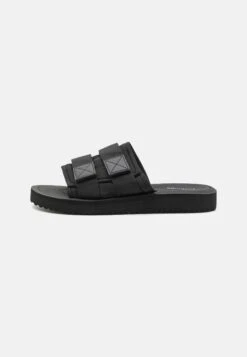 YOURTURN Unisex - Sandalias Planas - Black