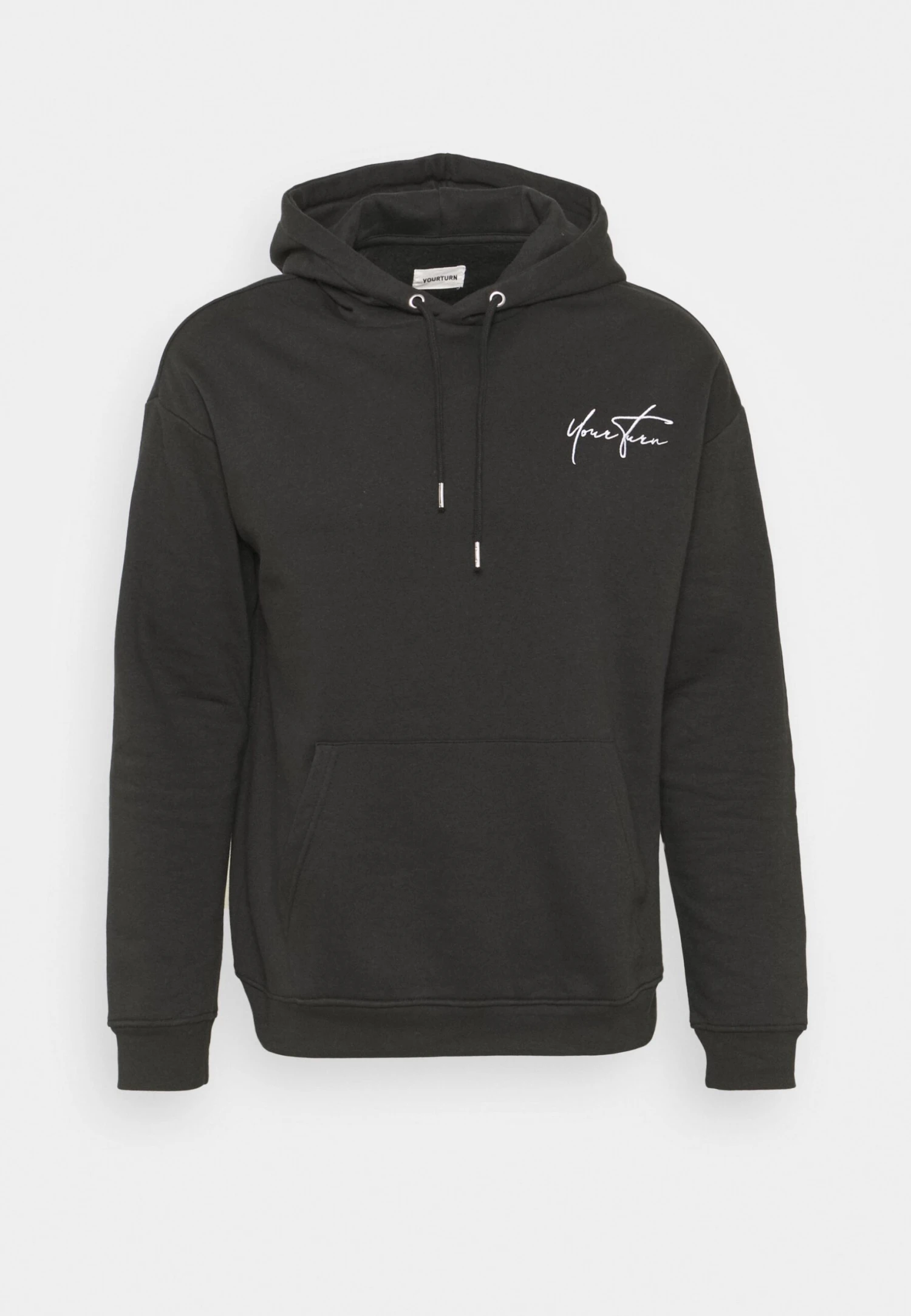 YOURTURN Bold Script Hoodie Unisex - Sudadera - Black 5 YOURTURN Bold Script Hoodie Unisex - Sudadera - Black - Imagen 5