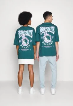 YOURTURN Unisex - Camiseta Estampada - Dark Green -Yourturn 7cf8677e3ddb49bca41800e38d852f51