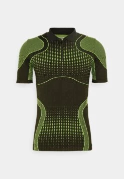 YOURTURN Unisex - Polo - Black/Green -Yourturn 8171098e63af4d089f603c2f968dcf94