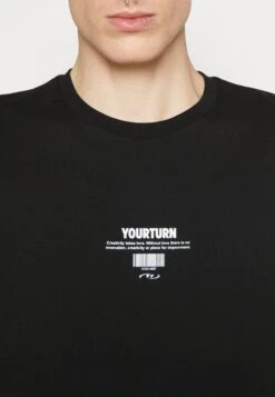 YOURTURN Unisex - Camiseta Estampada -Black -Yourturn 8310ce7744d343d09d1ffd23ec80009a