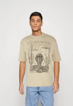 Yourturn 46 YOURTURN Unisex - Camiseta Estampada - Tan