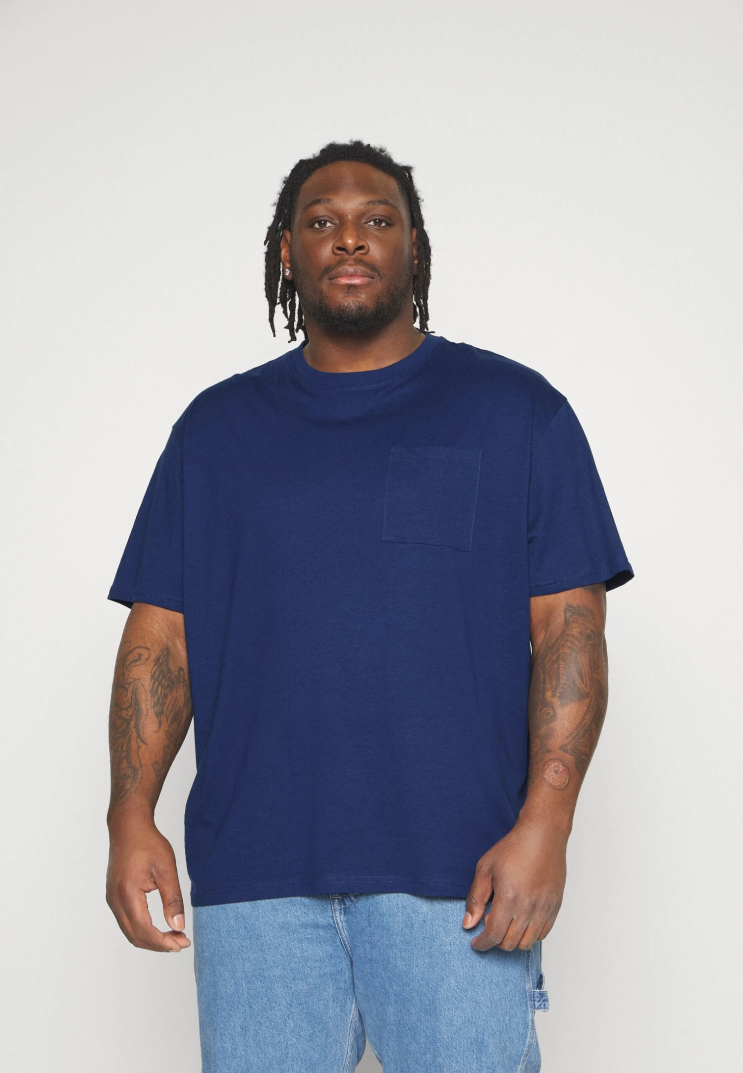 YOURTURN Unisex 2 Pack- Camiseta Básica - Light Blue/Dark Blue 4 YOURTURN Unisex 2 Pack- Camiseta Básica - Light Blue/Dark Blue - Imagen 4