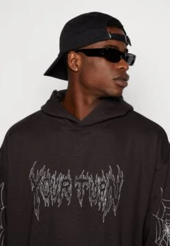 YOURTURN Spiderweb Unisex - Jersey Con Capucha - Black 9 YOURTURN Spiderweb Unisex - Jersey Con Capucha - Black -Yourturn 877522faa1f24f66bef4da2574f5133a