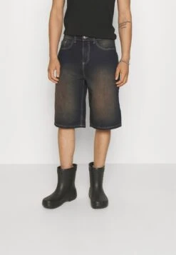 YOURTURN Unisex - Shorts Vaqueros - Dark Blue Denim