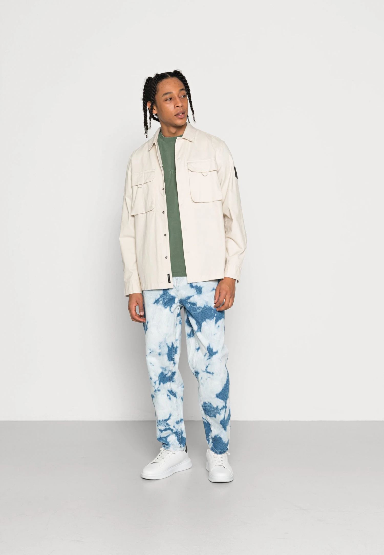 YOURTURN Unisex Moonwash Unisex - Vaqueros Boyfriend - Light Blue Denim 2 YOURTURN Unisex Moonwash Unisex - Vaqueros Boyfriend - Light Blue Denim - Imagen 2