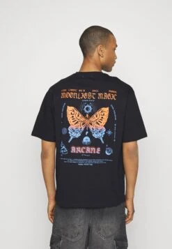 Yourturn 44 YOURTURN Unisex - Camiseta Estampada - Black