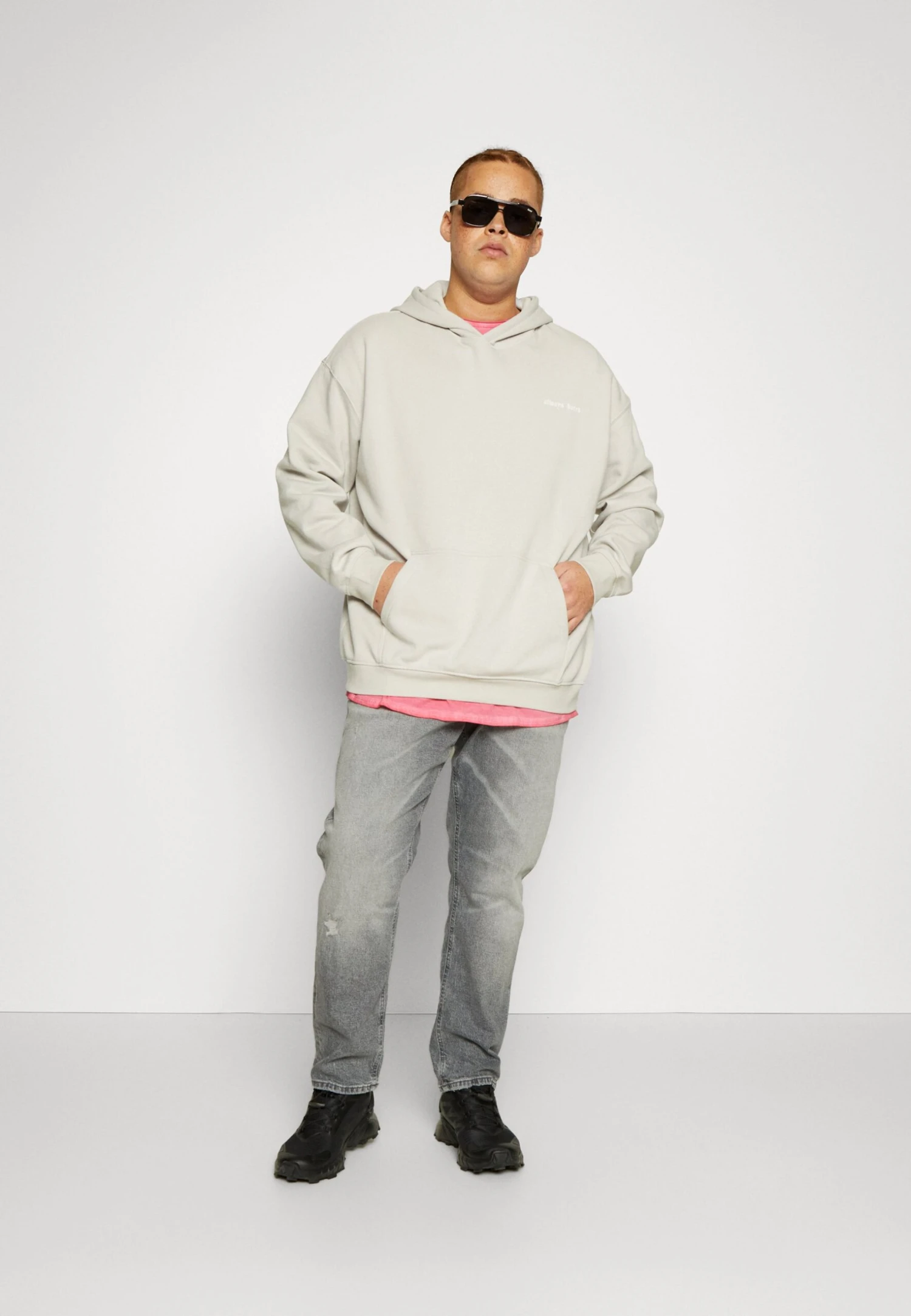 YOURTURN Hoodie Unisex - Jersey Con Capucha - Grey 2 YOURTURN Hoodie Unisex - Jersey Con Capucha - Grey - Imagen 2